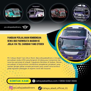 sewa bus pariwisata madiun ke jogja